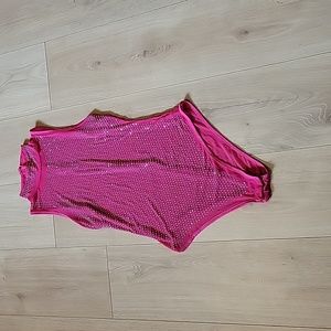 Pink bodysuit